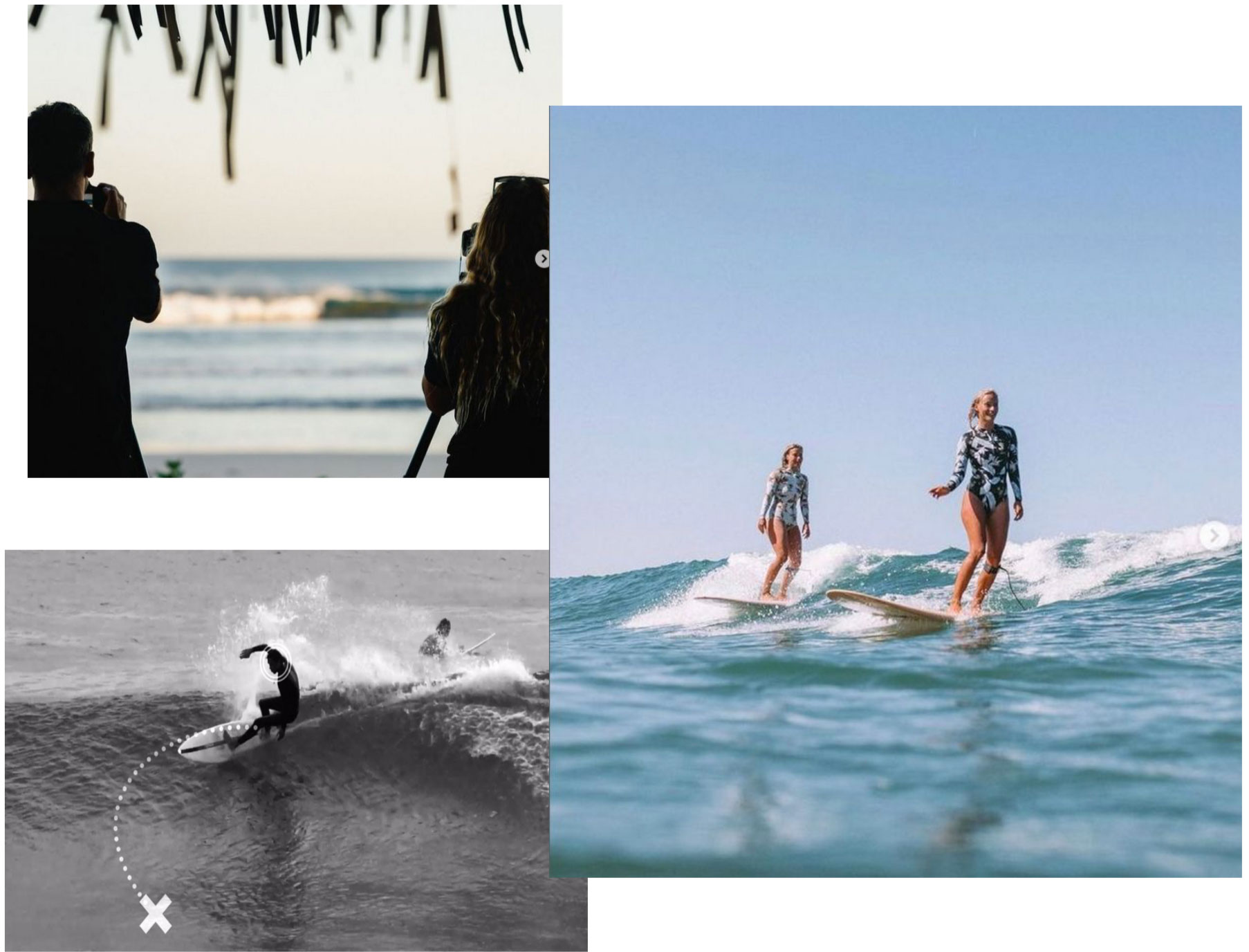 group surfers guiones beach