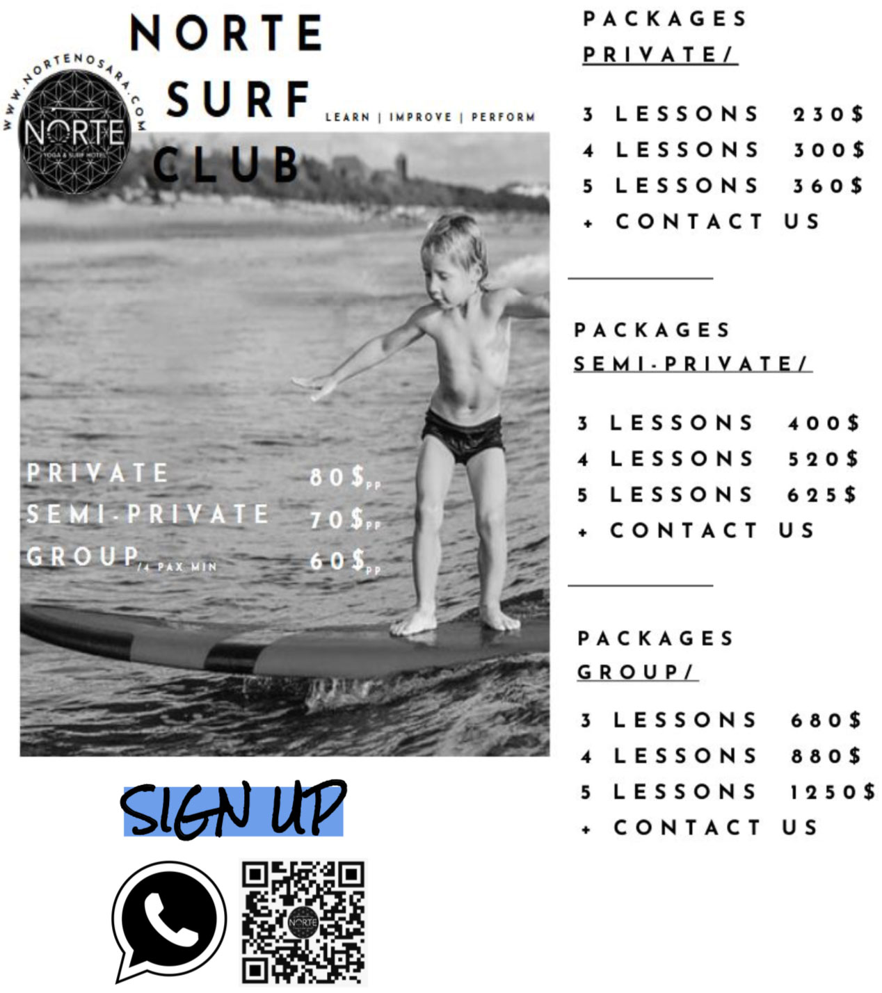 group surfers guiones beach